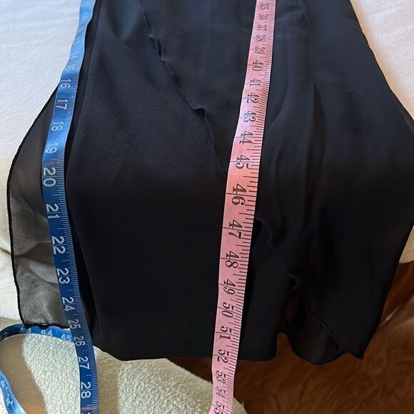 Alex B Nites Jumpsuit Romper Sz 4 Lace  Floral Sequins Sheer Scarf Legs Formal - Picture 12 of 12